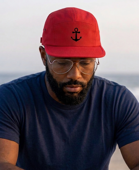 PXP Ankhor Five Panel Cap - Red